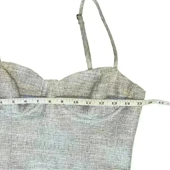 Willow Hampton Tweed Mini Dress in Light Blue - Picture 6 of 8